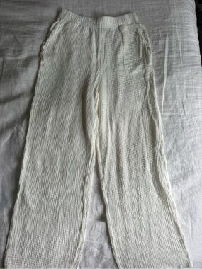 White Linen Pants
